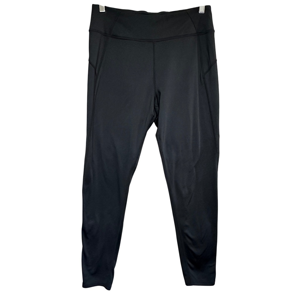 ClimateRight Cuddl Duds Women's Black Leggings Activewear Medium Workout Outdoor